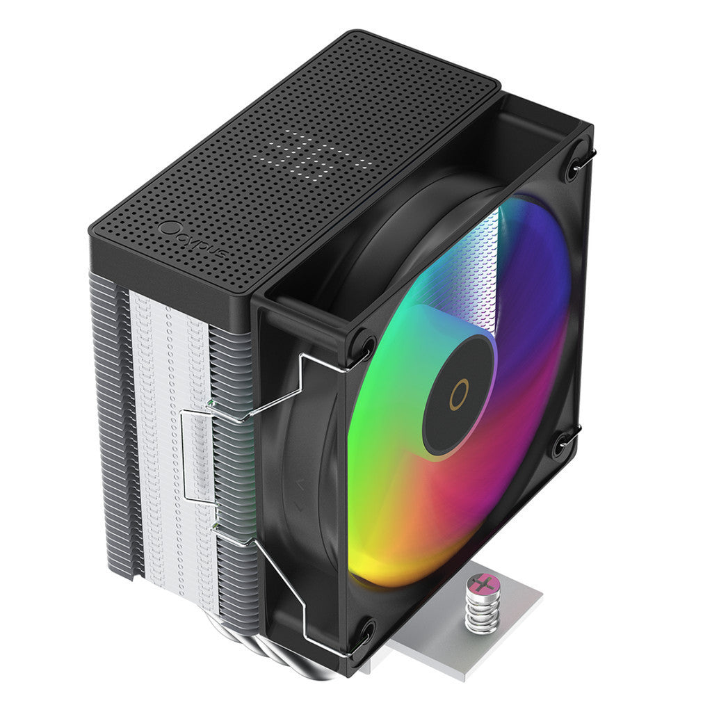 OCYPUS CPU AIR COOLER (พัดลมซีพียู) GAMMA A40 ARGB DIGITAL Black/White ประกัน 2 ปี