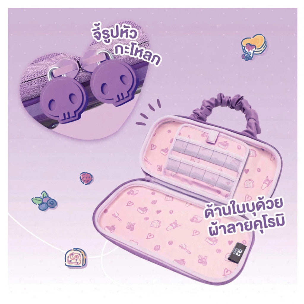 Nintendo 3D Hybrid Hard Pouch For Nintendo Switch 2  [Kuromi] กระเป๋า ใส่เครื่อง Switch2 ลายคุโรมิ