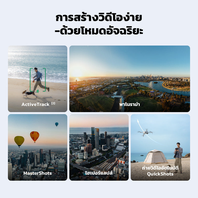 [ขึ้นทะเบียนโดรนก่อนสั่งซื้อทุกครั้ง] DJI Lito 1 - Camera Drone โดรนกล้อง วิดีโอ 4K ภาพนิ่ง 8K ประกัน 1 ปี