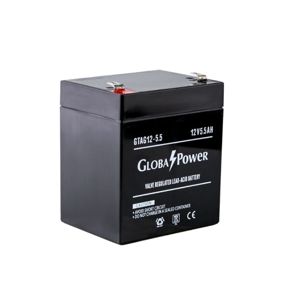 GLOBAL POWER แบตเตอรี่เครื่องสำรองไฟ UPS ขนาด 12V 5.5AH 7.2AH 7.5AH 9AH 18AH ประกัน 1 ปี