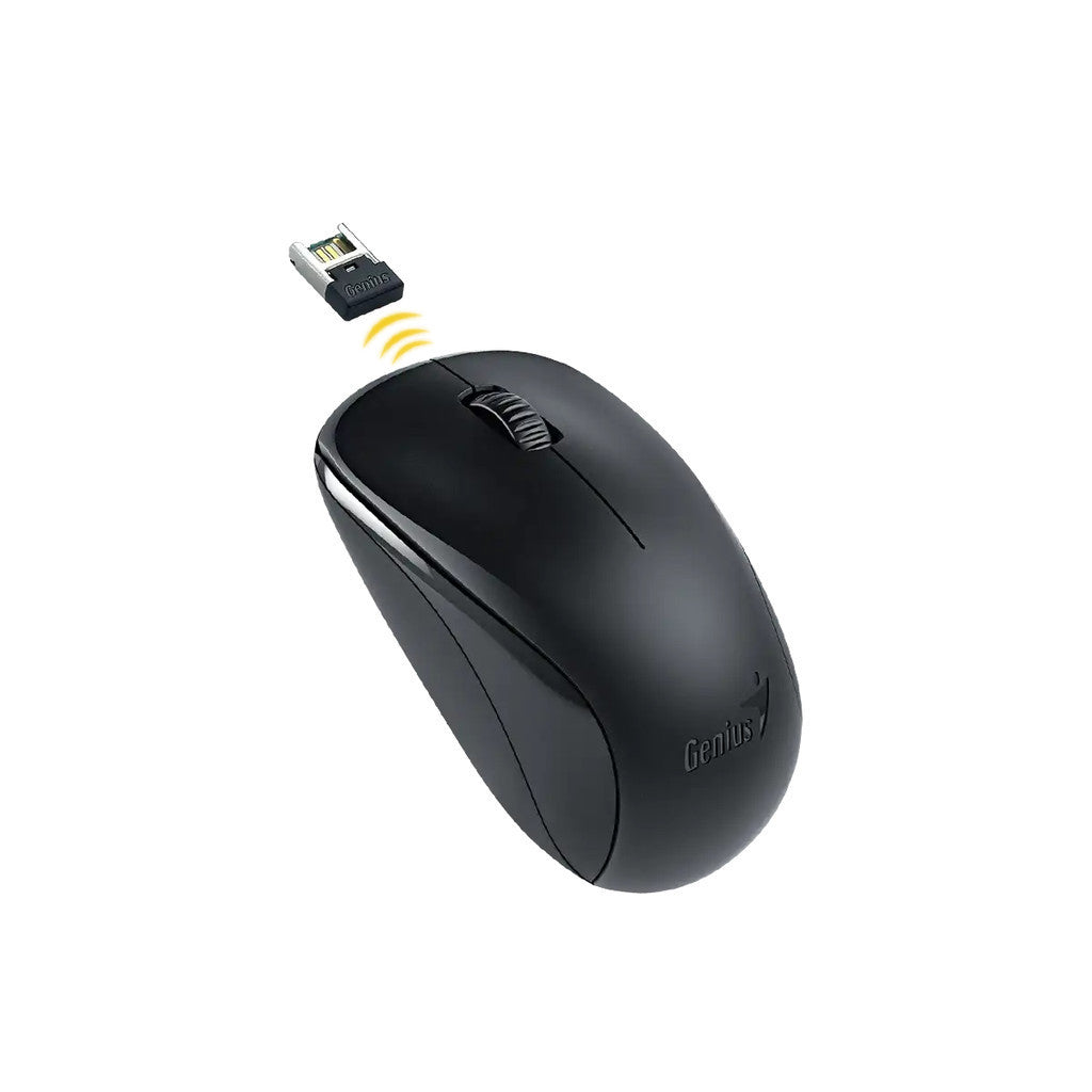 GENIUS WIRELESS MOUSE (เม้าส์ไร้สาย) RS2 NX-7000 2.4 GHz BlueEye 1200 DPI (BLACK) WARRANTY 1 YEARS