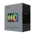 OCYPUS CPU AIR COOLER (พัดลมซีพียู) Gamma F12 Elite ARGB 3 IN 1 Black/White ประกัน 2 ปี
