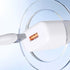 D-POWER รุ่น AU-50 หัวชาร์จ Adapter อะแดปเตอร์ขากลม 2.4A(12W) ระบบจ่ายไฟอัจฉริยะ Smart charging