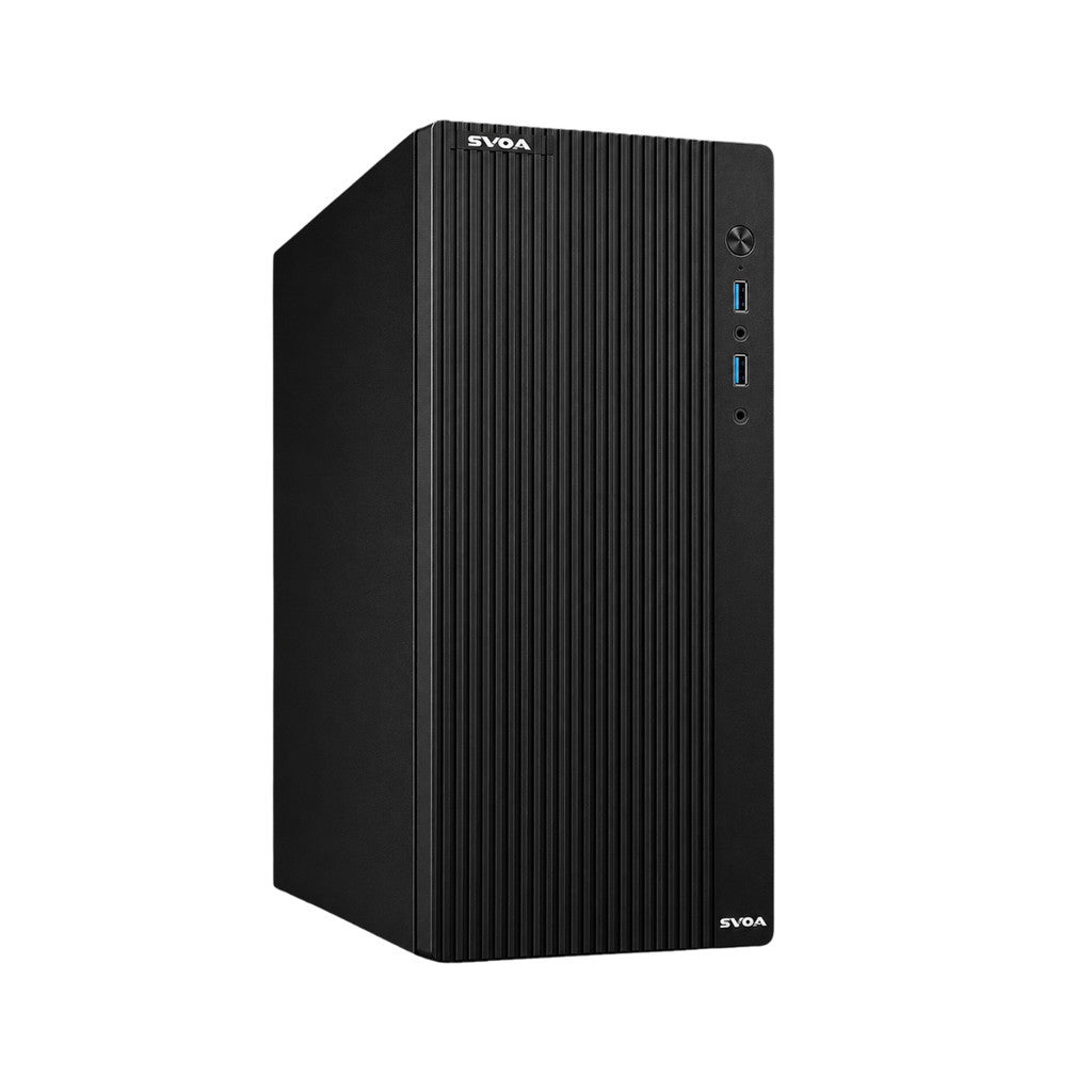 SVOA Computer Set (คอมพิวเตอร์ตั้งโต๊ะ+จอ) AMD RYZEN5 3400G Onboard 8GB DDR4,256GB SSD SATA W.3 Y.