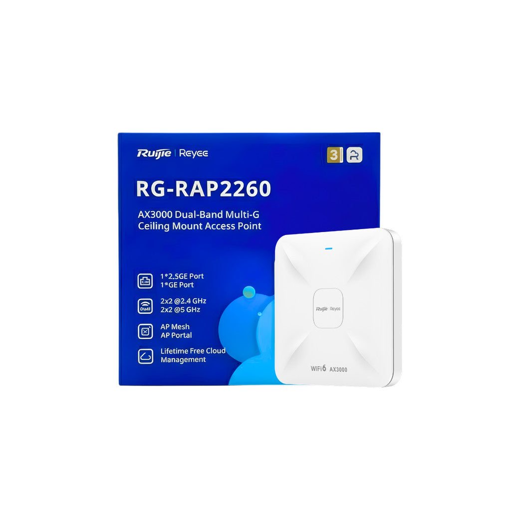 Ruijie Reyee RG-RAP2200(E) / RG-RAP2260(G) / RG-RAP2260 / RG-RAP62 Access Point Dual-Band อุปกรณ์กระจายสัญญาณ