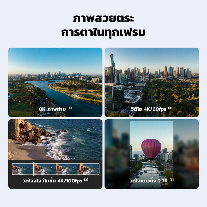[ขึ้นทะเบียนโดรนก่อนสั่งซื้อทุกครั้ง] DJI Lito 1 - Camera Drone โดรนกล้อง วิดีโอ 4K ภาพนิ่ง 8K ประกัน 1 ปี