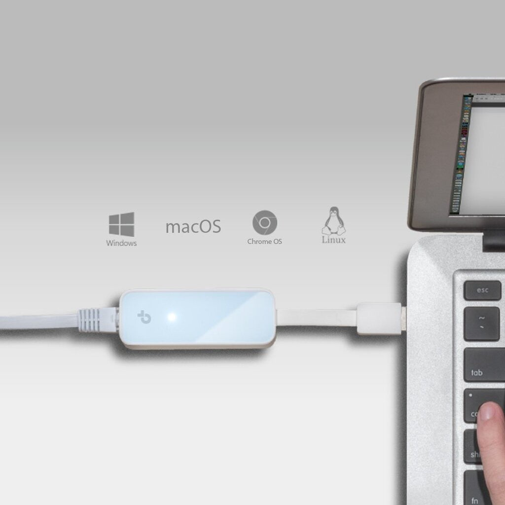 TP-LINK UE200 (ยูเอสบีแลน) ADAPTER USB 2.0 FAST PORT WARRANTY 2 ปี