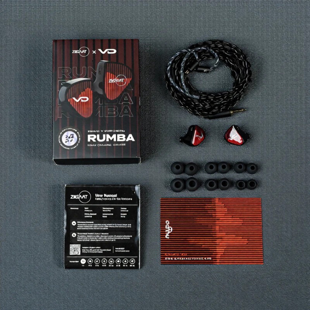 ZiiGaat x Vivir Digital RUMBA หูฟัง IEM เบสแน่น เหมาะฟังเพลงและเล่นเกม รับประกัน 1 ปี