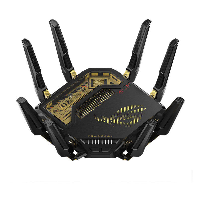 ASUS Gaming Router ROG GT-BE98 Pro WiFi 7 Limited Edition 20 Years ดีไซน์ดำทอง ความเร็วสูง เสถียร