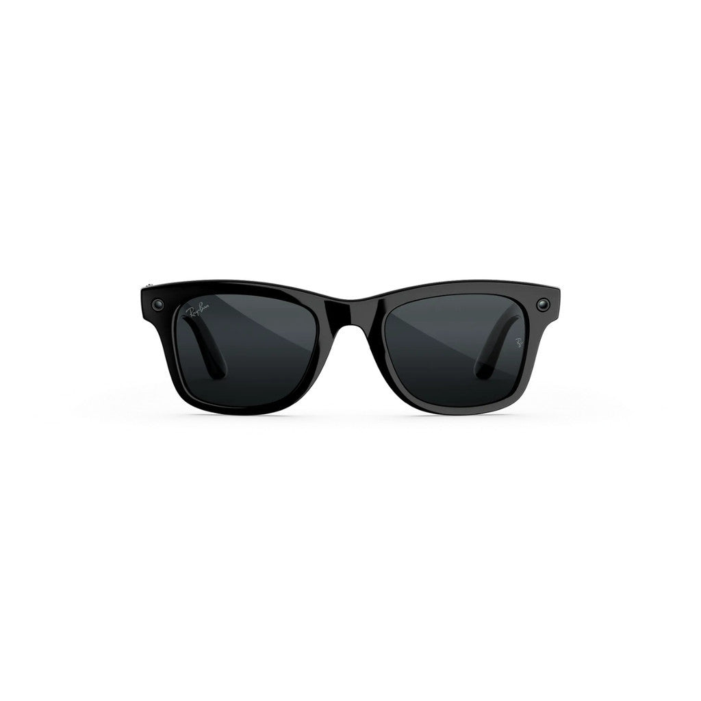 RAY-BAN META AI Glasses (แว่นตาอัจฉริยะ) Wayfarer L (Gen 3) Shiny Black Transitions Grey W. 1 YEARS