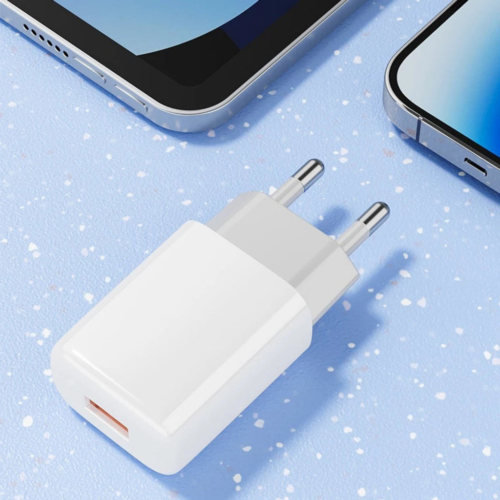 D-POWER รุ่น AU-50 หัวชาร์จ Adapter อะแดปเตอร์ขากลม 2.4A(12W) ระบบจ่ายไฟอัจฉริยะ Smart charging