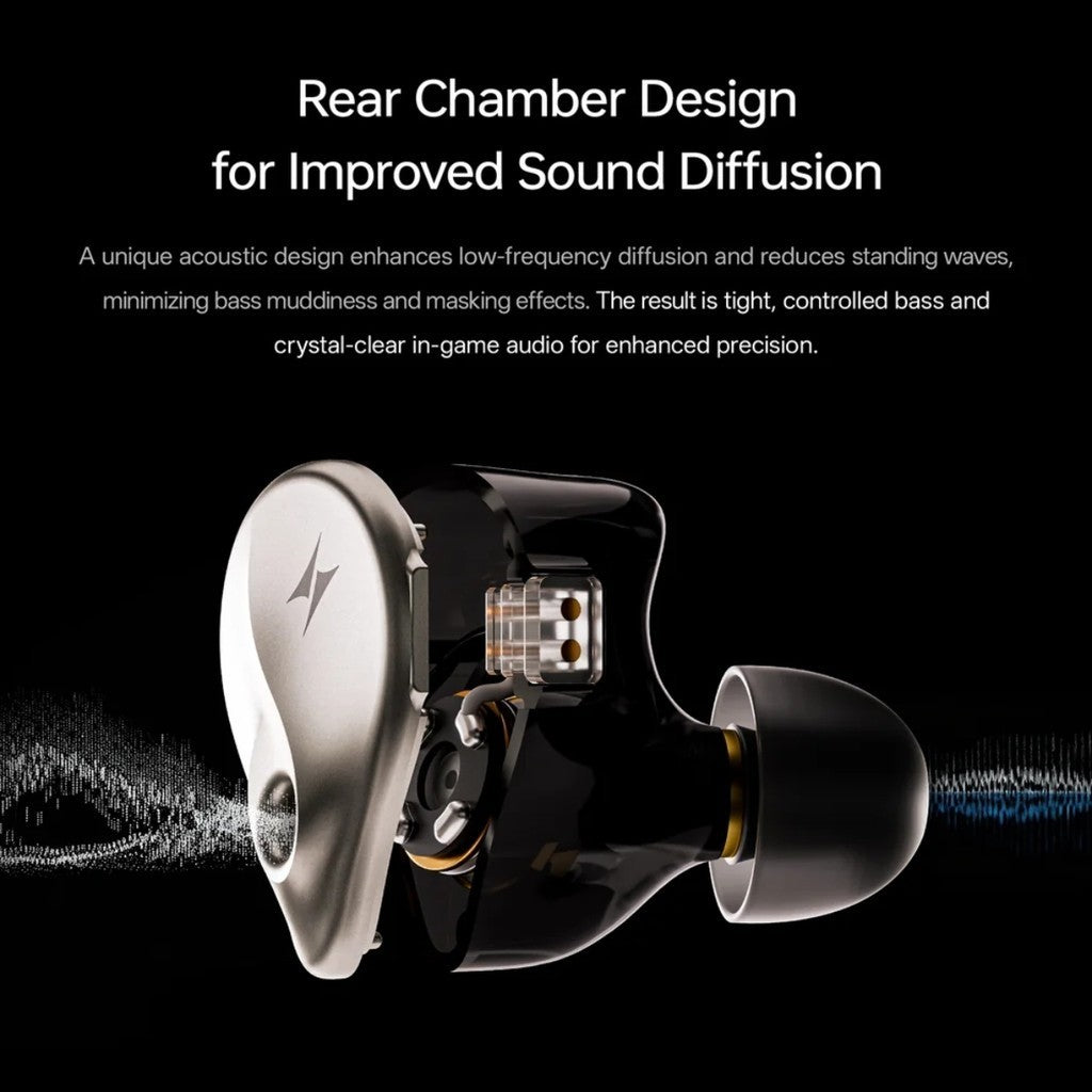ATK Horizon DSP Gaming In-ear Earphones หูฟังฟังไฮไฟสําหรับเล่นเกมแบบมีสาย รับประกัน 1 ปี