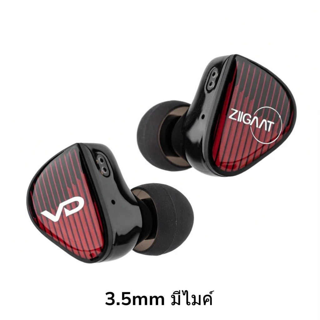 ZiiGaat x Vivir Digital RUMBA หูฟัง IEM เบสแน่น เหมาะฟังเพลงและเล่นเกม รับประกัน 1 ปี