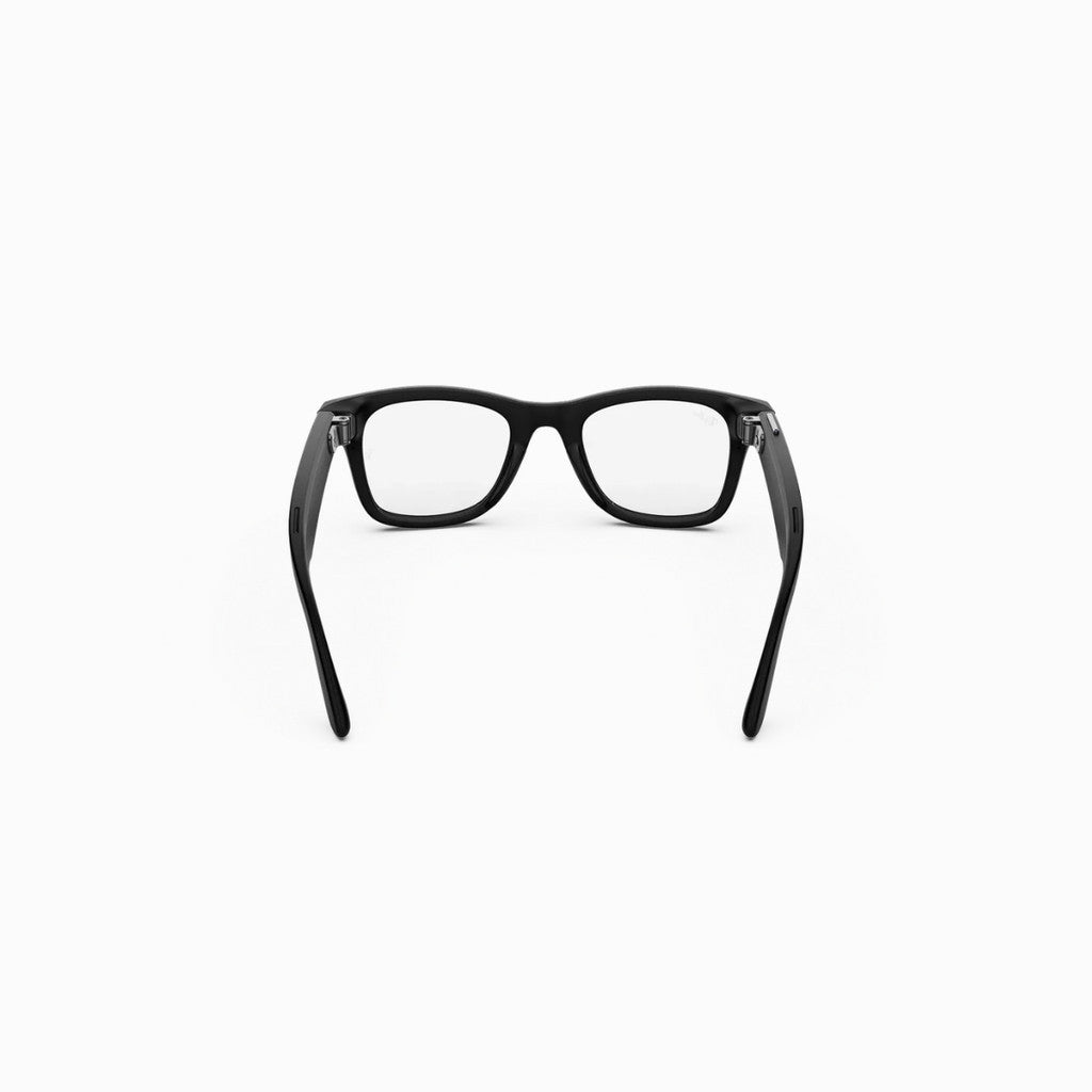 RAY-BAN META AI Glasses (แว่นตาอัจฉริยะ) Wayfarer L (Gen 3) Matte Black Clear WARRANTY 1 YEARS