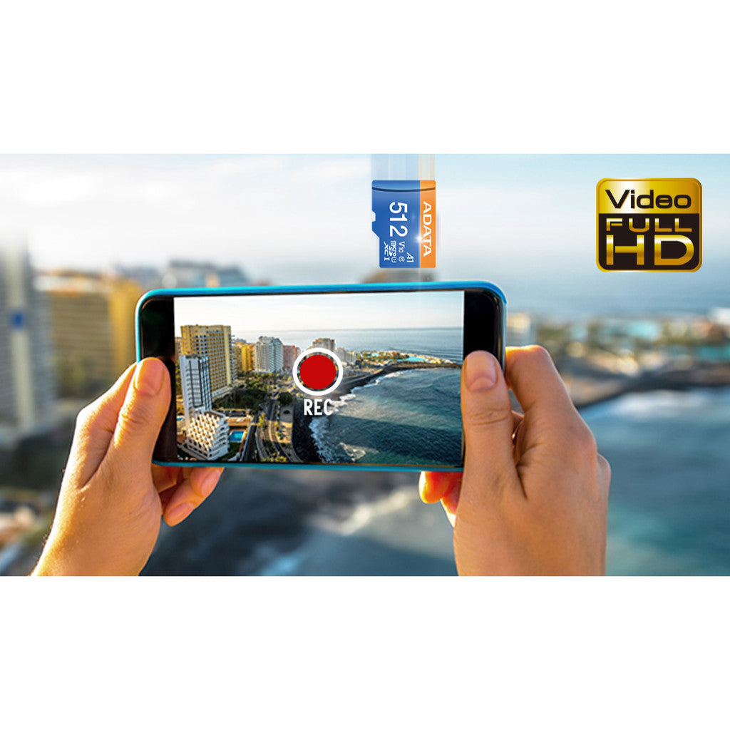 ADATA MicroSDHC (ไมโครเอสดี) Premier 256GB UHS-I CLASS10 (AUSDH256GUICL10A1-RA1) LIFETIME WARRANTY