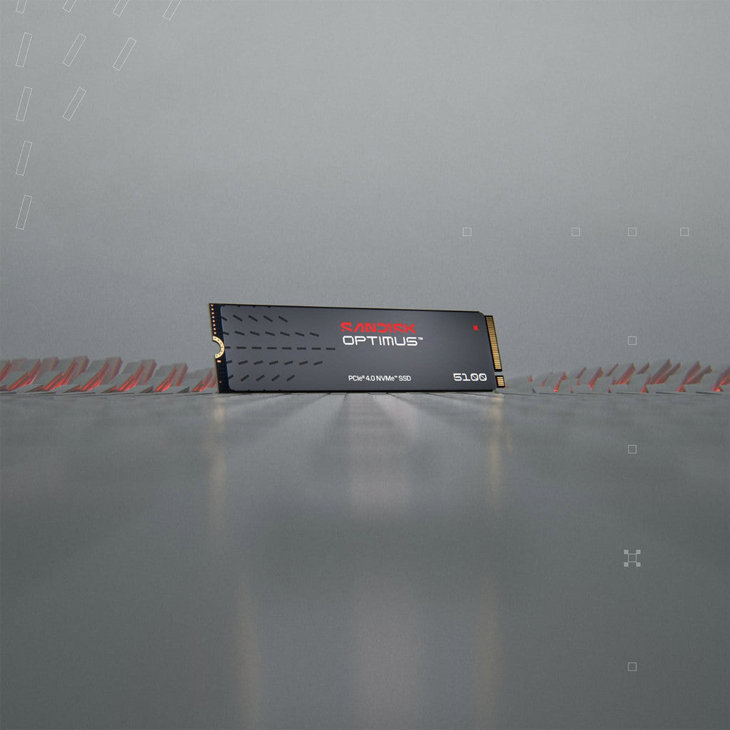 SANDISK SSD (เอสเอสดี) OPTIMUS 5100 1TB PCIe 4.0 x4 (SDSP51100TAN-000E0) W. 5 Y.