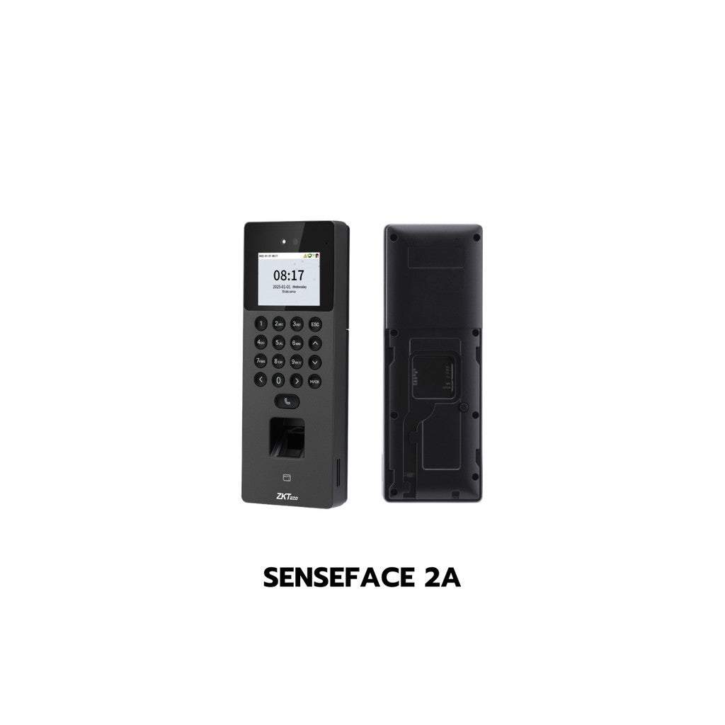 ZKTeco SenseFace 4A / 3A / 2A เชื่อมต่อ USB Type-A เครื่องสแกนใบหน้า สแกนลายนิ้วมือ บันทึกเวลาเข้า-ออก