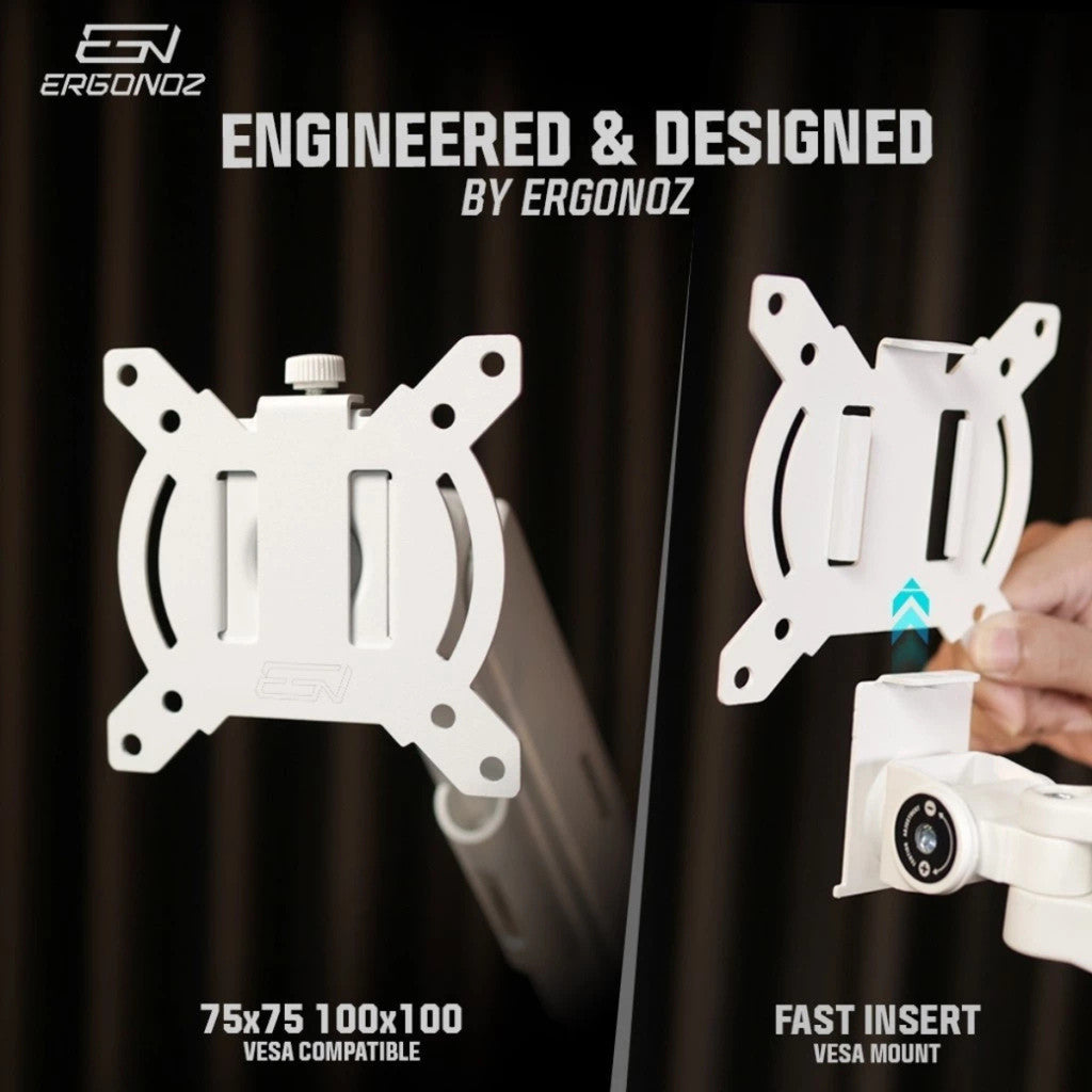 ERGONOZ Monitor Arm แขนจับจอ รุ่น EGN-ZIMPLEX-S | ZIMPLEX-D สำหรับจอ 17-32