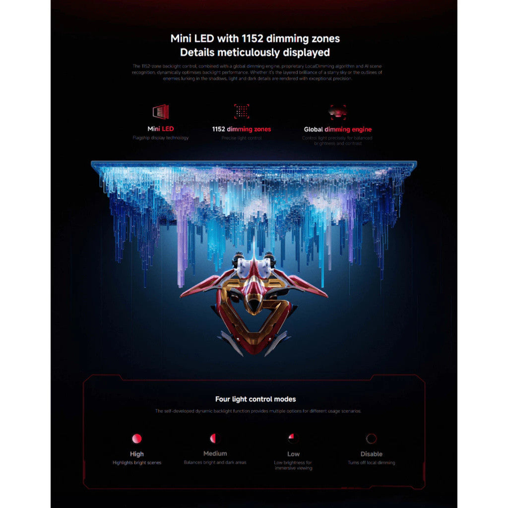 Xiaomi Mini LED Gaming Monitor G Pro 27Qi 2026 จอคอม  | 2K 180Hz IPS ความเร็วสูง ตอบสนองฉับไว 1ms ให้ภาพคมชัด