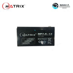 MATRIX BATTERY / KATZUNI BATTERY 7.8 9A 12A แบตเตอรี่เครื่องสำรองไฟ UPS BATTERY คุณภาพดี ไฟเต็ม