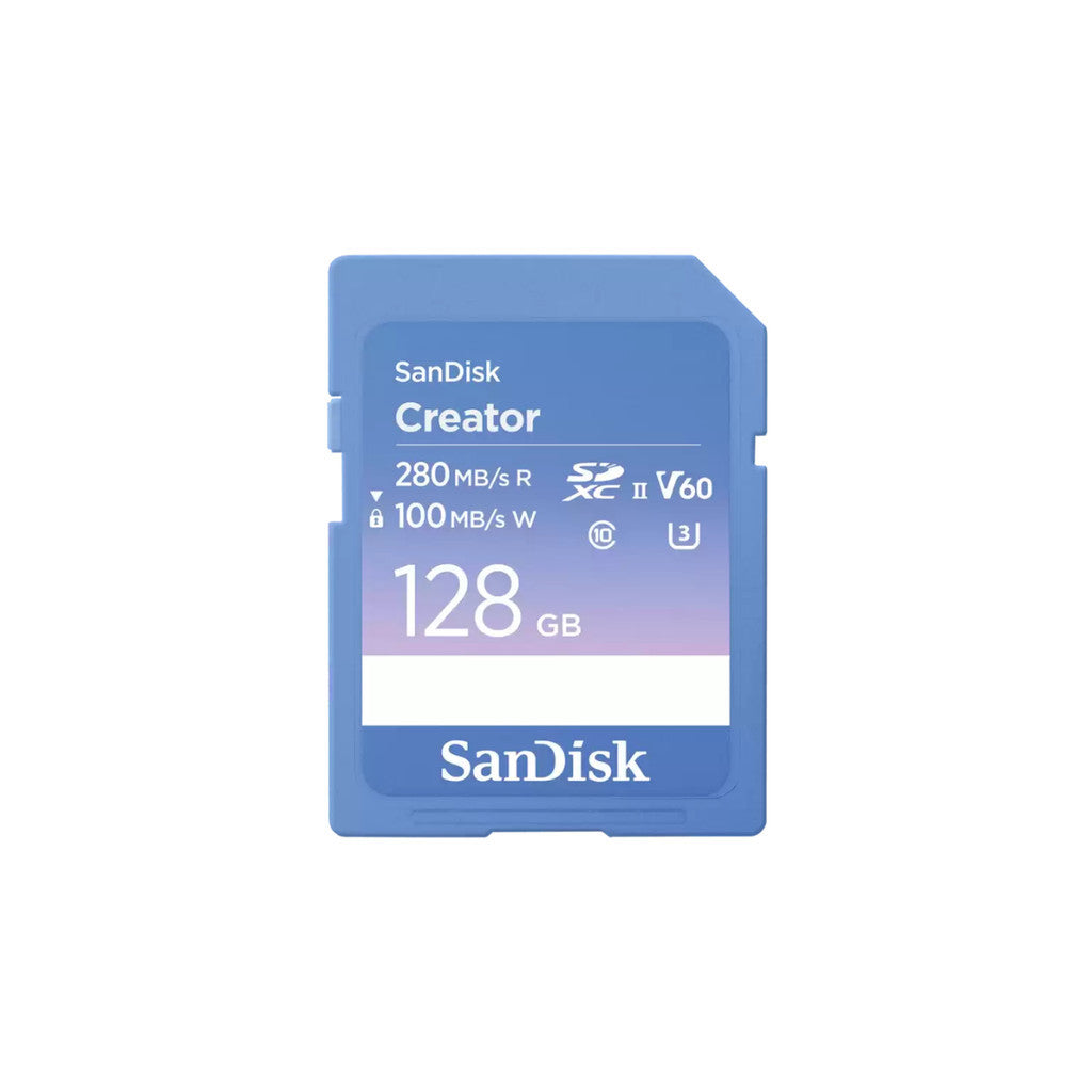 SANDISK MEMORY CARD (เมมโมรี่การ์ด) CREATOR SERIES 128GB-1TB UHS-II LIFETIME WARRANTY