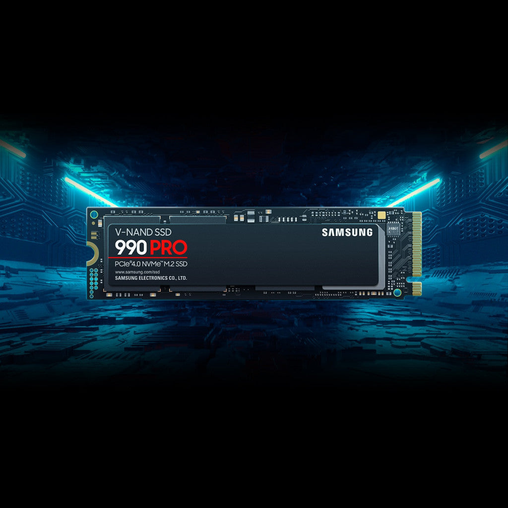 SAMSUNG SSD (เอสเอสดี) 990 PRO 1TB PCIe Gen 4.0 x4, NVMe 2.0 (MZ-V9P1T0BW) WARRANTY 5 YEARS