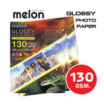 MELON GLOSSY PHOTO PAPER 155/130/160/180/215/240 Grams (100 แผ่น) กระดาษโฟโต้