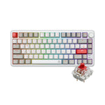EGA TYPE CMK10 Off White 75%  Hot Swap 5 Pin Mechanical Full RGB มาพร้อม Knob ประกันศูนย์ 2 ปี