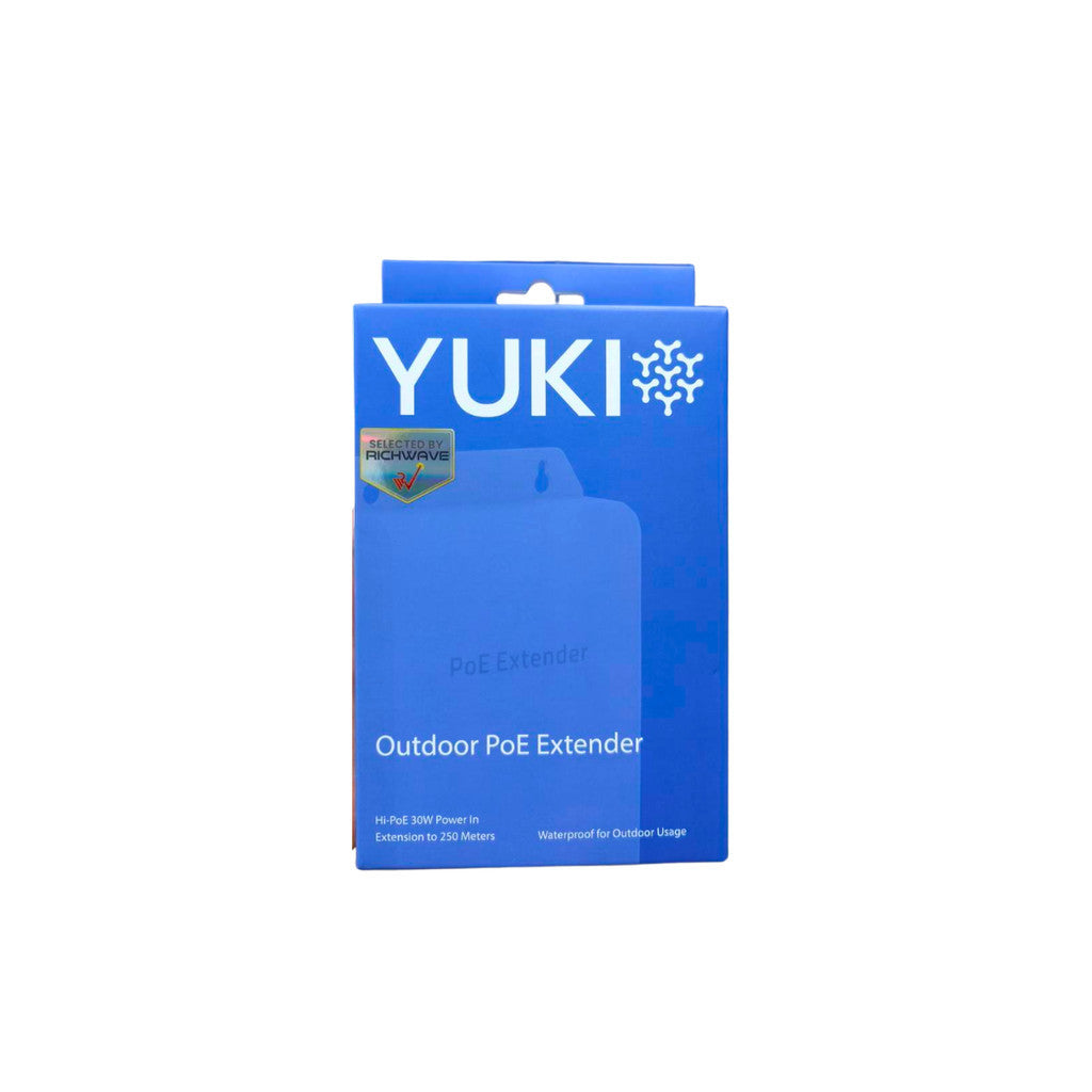 YUKI YK-OPE-31 Outdoor PoE Extender ตัวขยายสัญญาณ LAN พร้อมไฟ PoE สำหรับใช้ภายนอกอาคาร
