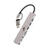 JP AUTOMATE HUB 8 in1 Dual USB-C+USB  to USB3.0x1+USB2.0x3+USB-C Data (JP81Dual) รับประกัน 2 ปี