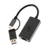 JP AUTOMATE Type C Network Card Dual USB3.0+Type-C To RJ45 (1000) (JPUCRJ) รับประกัน 2 ปี