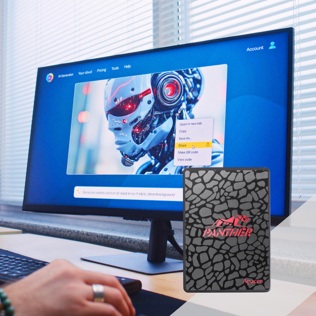 APACER/ZADAK SSD SATA (เอสเอสดีพกพา) AS350/TWSS3 1TB SATA III  WARRANTY 3 YEARS