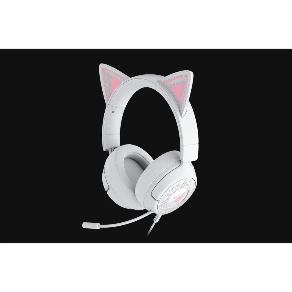 Razer Kraken Kitty V3 X - หูฟังเกมมิ่ง แบบมีสาย พร้อมหู Kitty to express your style