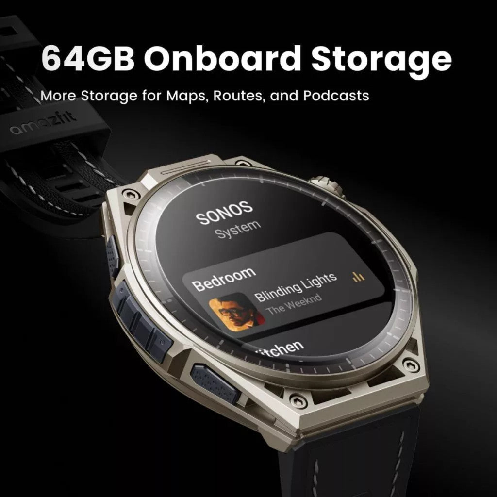 Amazfit สมาร์ทวอทช์ Balance Ultra 48mm ไทเทเนียม จอ Sapphire GPS กันน้ำ 10ATM รับประกัน 1 ปี