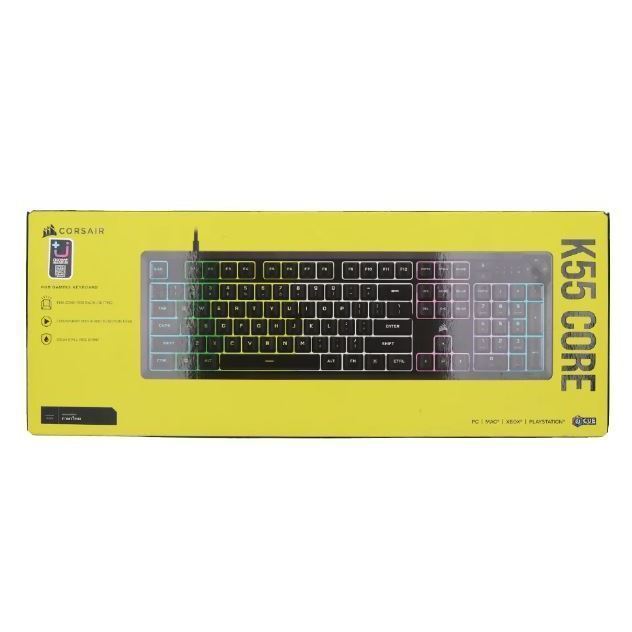 CORSAIR (คีย์บอร์ด) GAMING K/B K55 CORE: CH-9226C65-TH รับประกัน 2 ปี