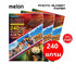 MELON GLOSSY PHOTO PAPER 155/130/160/180/215/240 Grams (100 แผ่น) กระดาษโฟโต้