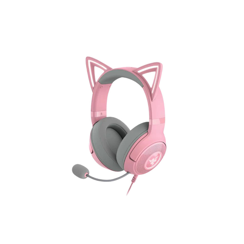 Razer Kraken Kitty V2 - หูฟังเกมมิ่ง แบบมีสาย พร้อมหู Kitty และไฟ RGB Razer Chroma™