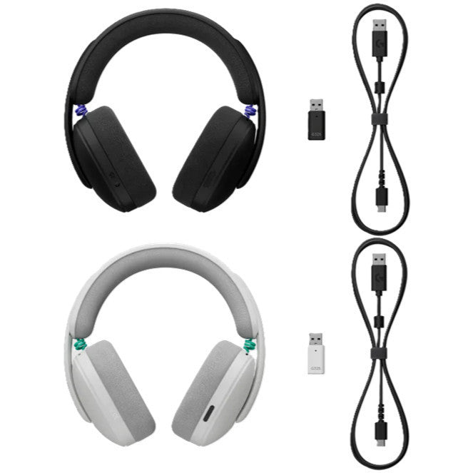 Logitech G325 LIGHTSPEED Wireless Bluetooth Gaming Headset-Black/White หูฟังเกมมิ่งไร้สาย ไมโครโฟนในระบบตัดเสียงรบกวน