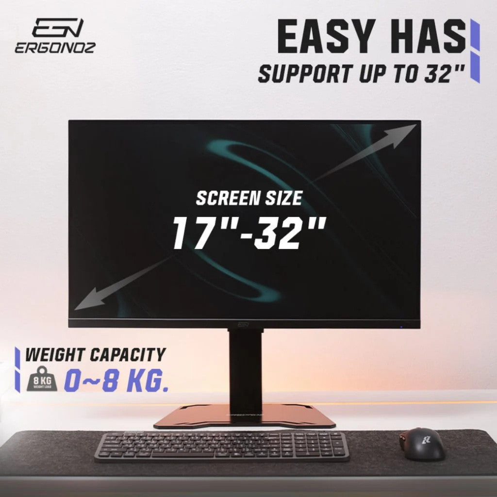 ERGONOZ Monitor Arm แขนจับจอ รุ่น EASY HAS EGN-HAS01-S-B สำหรับจอ 17-32