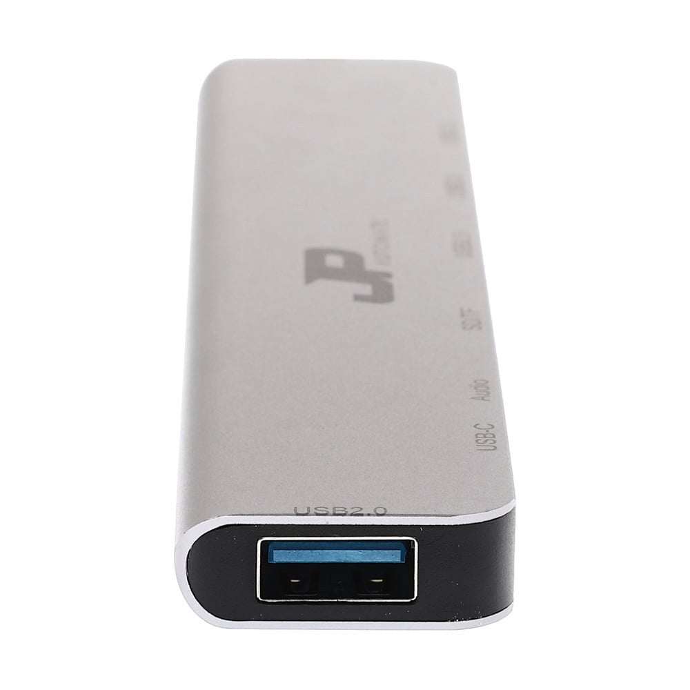 JP AUTOMATE HUB 8 in1 Dual USB-C+USB  to USB3.0x1+USB2.0x3+USB-C Data (JP81Dual) รับประกัน 2 ปี