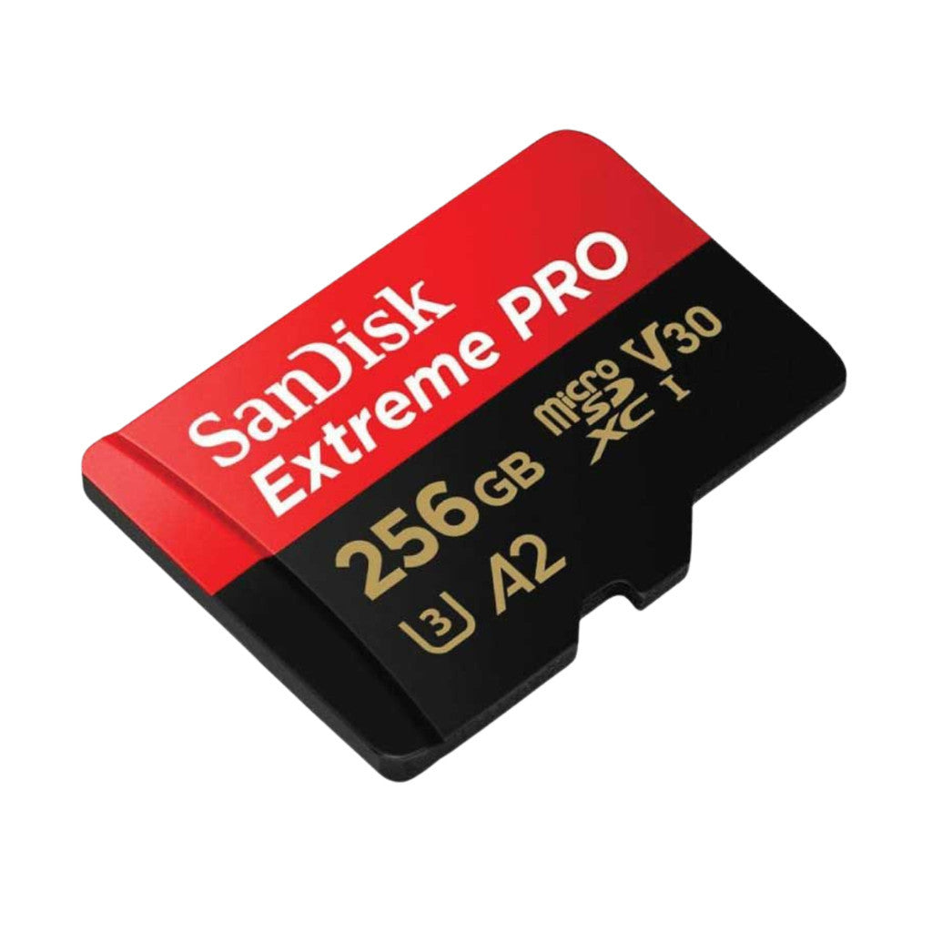 SANDISK MICRO SD (ไมโครเอสดีการ์ด) EXTREME PRO 256GB UHS-I (SDSQXCD-256G-GN6MA) LIFETIME WARRANTY