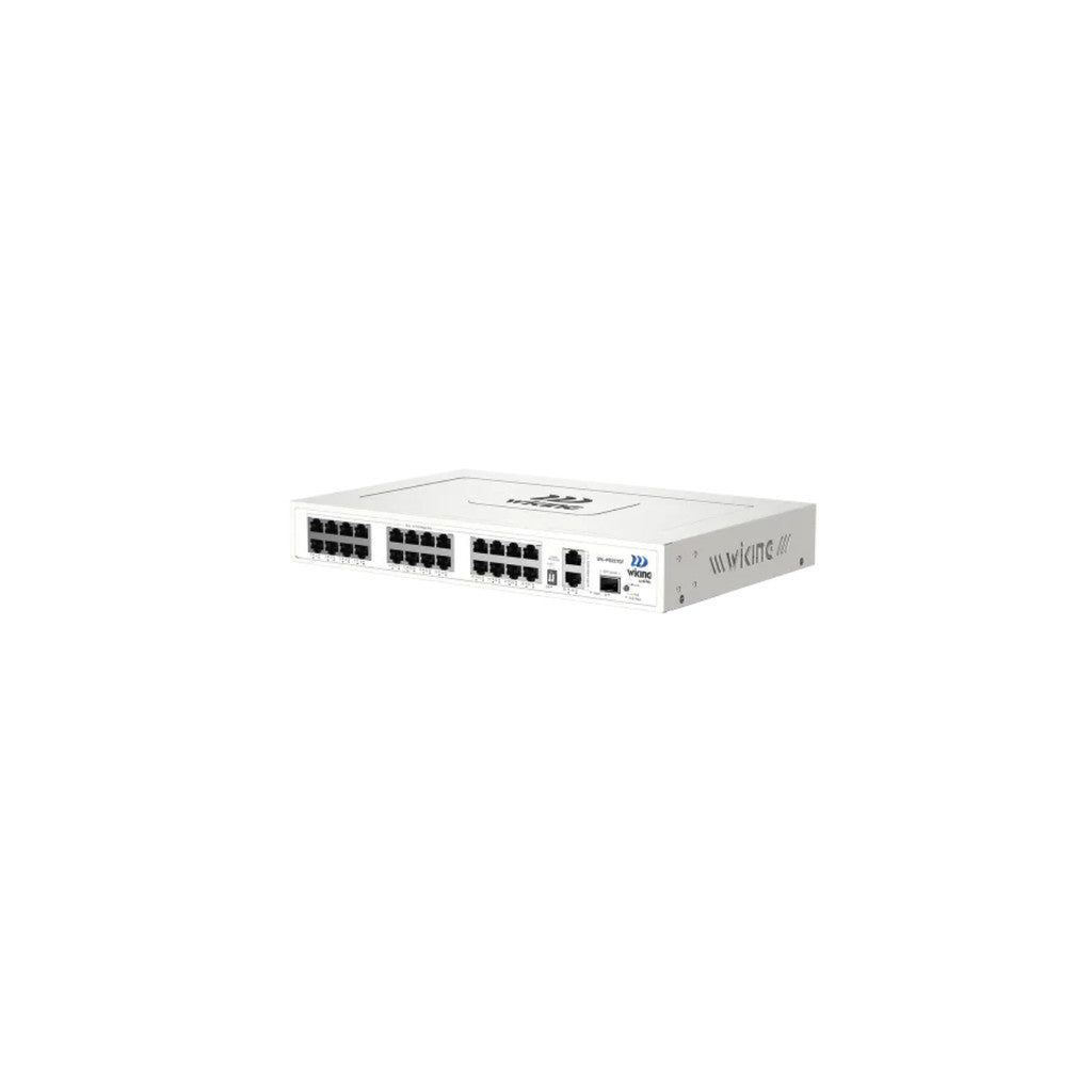 Wiking WK-PS227GF POE Switch 24 Port Gigabit สวิตช์ PoE  รับประกัน 3 ปี สำหรับกล้องวงจรปิด CCTV