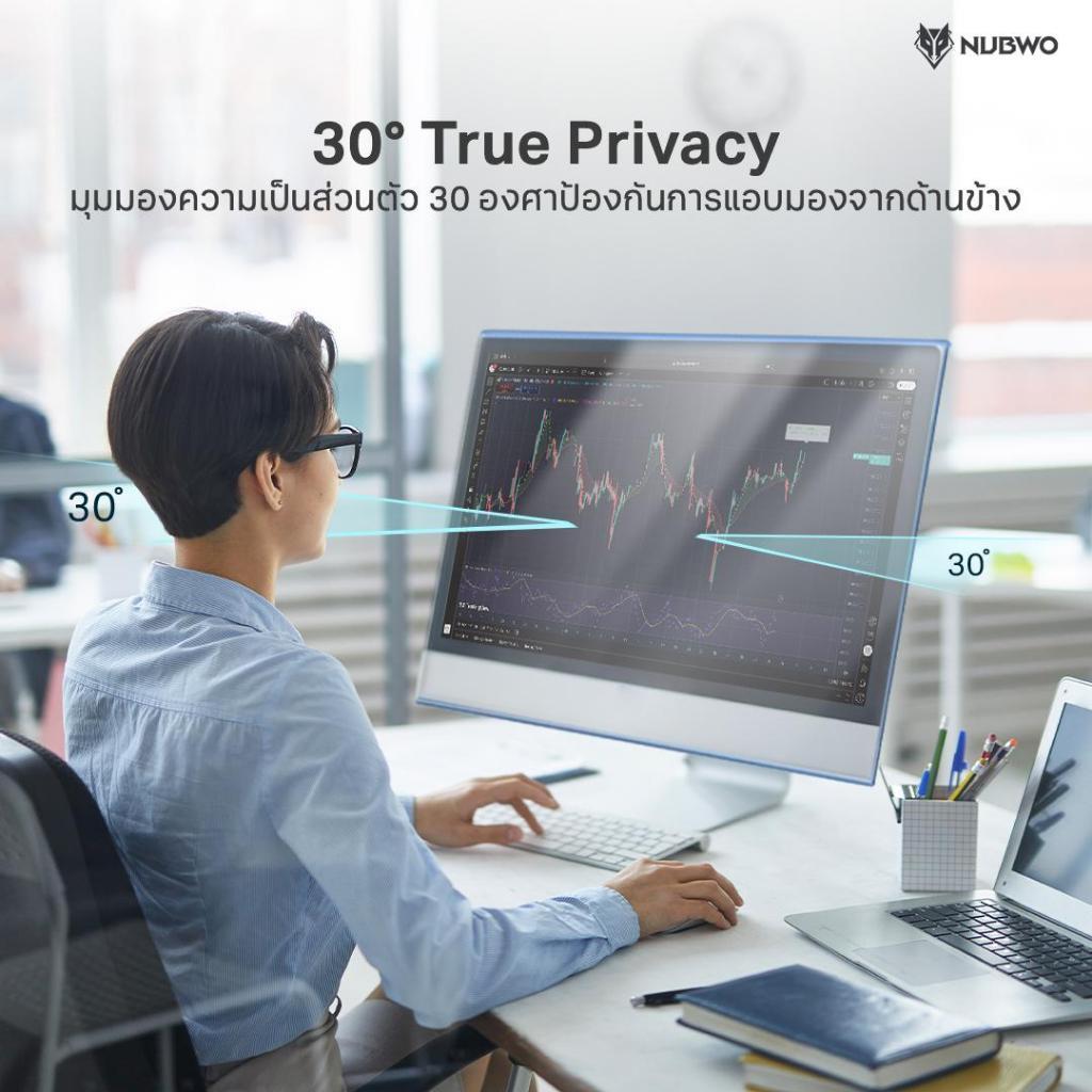 NUBWO NSP1 22 Anti-Blue Light Protective Film Monitor แผ่นกรองแสงหน้าจอ  ถนอมสายตา  ขนาด 22 นิ้ว