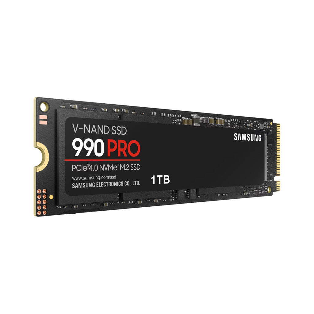 SAMSUNG SSD (เอสเอสดี) 990 PRO 1TB PCIe Gen 4.0 x4, NVMe 2.0 (MZ-V9P1T0BW) WARRANTY 5 YEARS