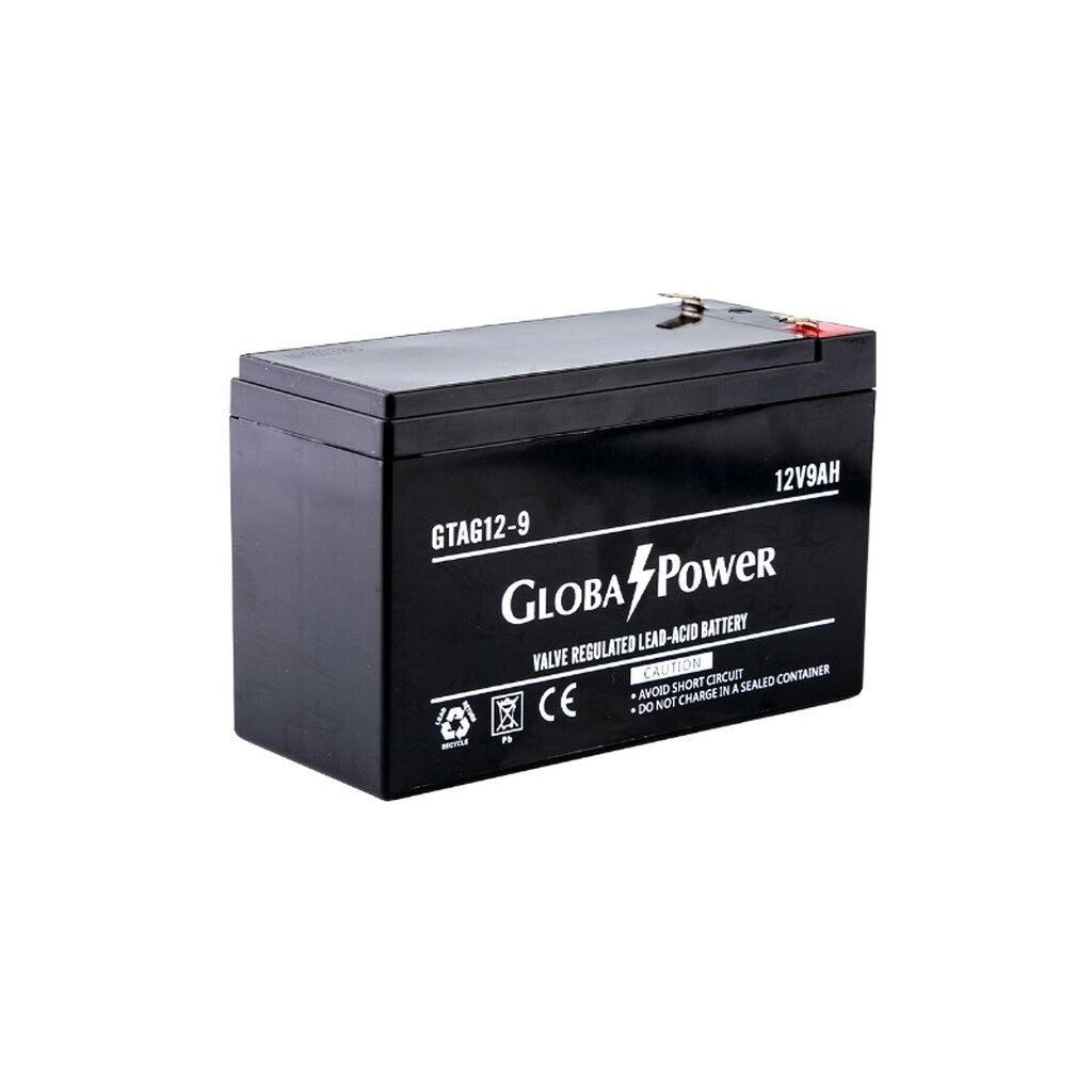 GLOBAL POWER แบตเตอรี่เครื่องสำรองไฟ UPS ขนาด 12V 5.5AH 7.2AH 7.5AH 9AH 18AH ประกัน 1 ปี