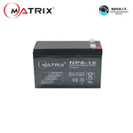 MATRIX BATTERY / KATZUNI BATTERY 7.8 9A 12A แบตเตอรี่เครื่องสำรองไฟ UPS BATTERY คุณภาพดี ไฟเต็ม