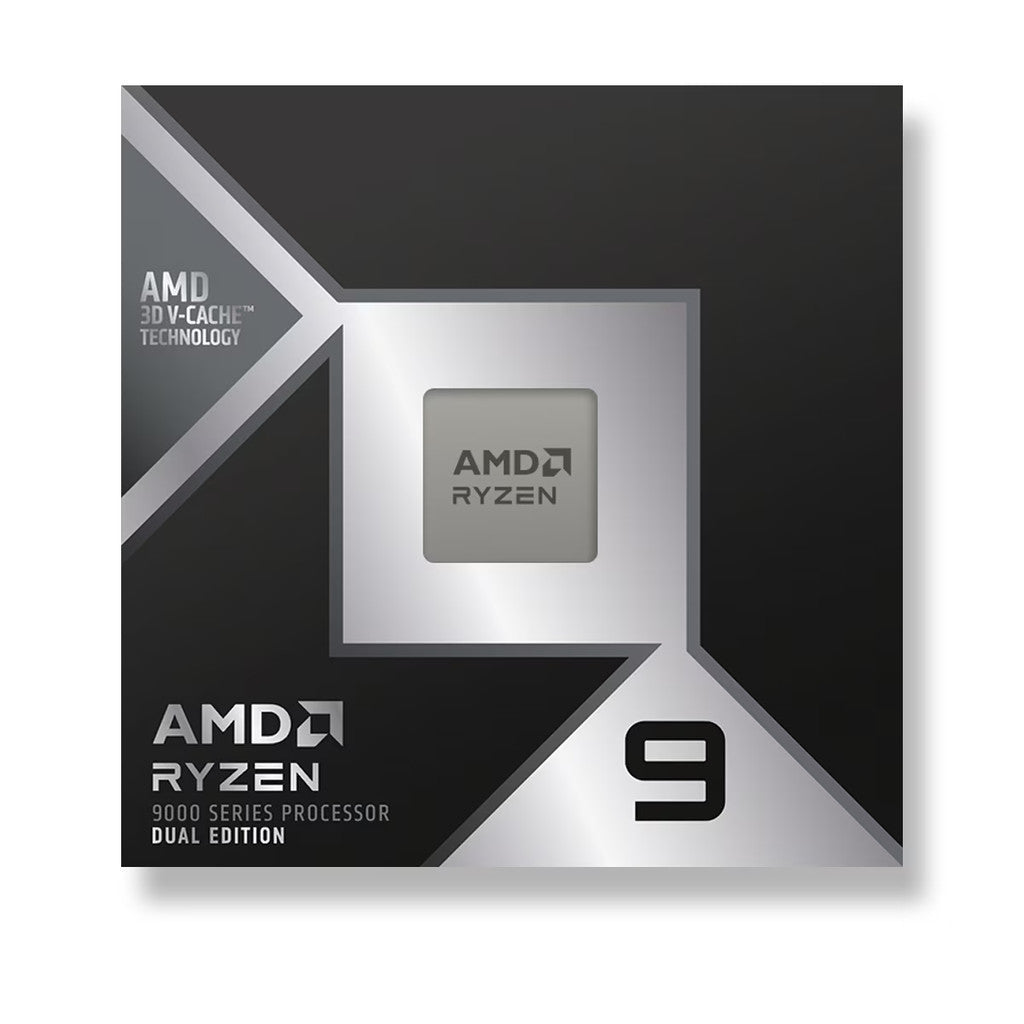 CPU ซีพียู AMD RYZEN 9 9950X3D / 9950X3D2 Dual Edition 16CORES/32THREADS รับประกัน 3 ปี
