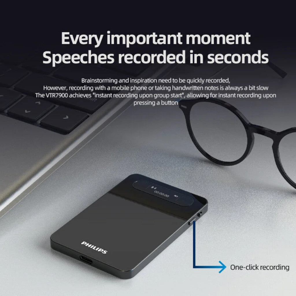 PHILIPS VOICE RECORDER/SPEAKERPHONE (เซ็ตการประชุม) VTR5010/VTR5910/PSE0401/VTR7900 WARRANTY 1 Y.