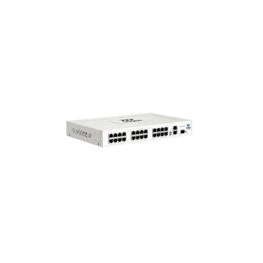 Wiking WK-PS227GF POE Switch 24 Port Gigabit สวิตช์ PoE  รับประกัน 3 ปี สำหรับกล้องวงจรปิด CCTV