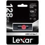 Flash Drive แฟลชไดร์ฟทูอินวัน Lexar D300 USB 3.2 TYPE-A/C รับประกัน 5 ปี